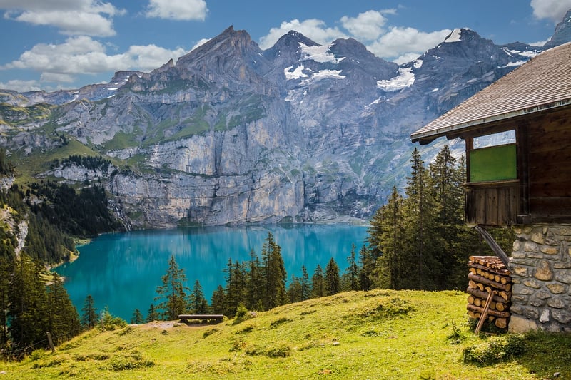 Lake and Mountains